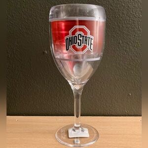 Tervis NCAA Big Ten Ohio State Select Tumbler with Wrap 9oz Wine Glass, Clear